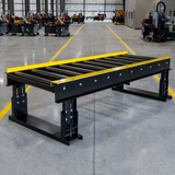 Heavy Duty Roller Conveyor 36" Width with 27.5" to 35" Adjustable Height