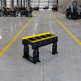Heavy Duty Roller Conveyor 24" Width with 27.5" to 35" Adjustable Height