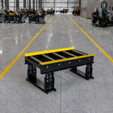 Heavy Duty Roller Conveyor 36" Width with 27.5" to 35" Adjustable Height