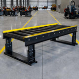 Heavy Duty Roller Conveyor 36" Width with 27.5" to 35" Adjustable Height