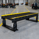 Heavy Duty Roller Conveyor 48" Width with 27.5" to 35" Adjustable Height
