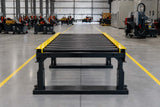 Heavy Duty Roller Conveyor 48" Width with 27.5" to 35" Adjustable Height