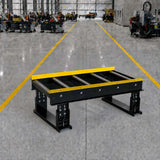 Heavy Duty Roller Conveyor 48" Width with 27.5" to 35" Adjustable Height